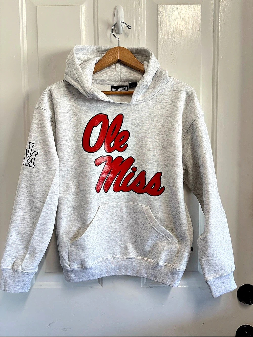 Pennant Ole Miss Hoodie Size Youth L